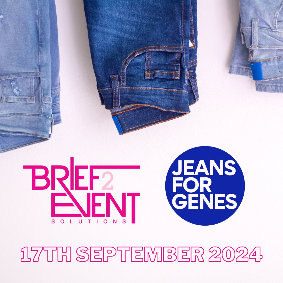 👖One Week Left until Jeans for Genes Day👖

We're gearing up to raise awareness about the daily struggles faced by individuals with genetic conditions 🧬👖

You can donate by clicking here 👉 justgiving.com/fundraising/je…