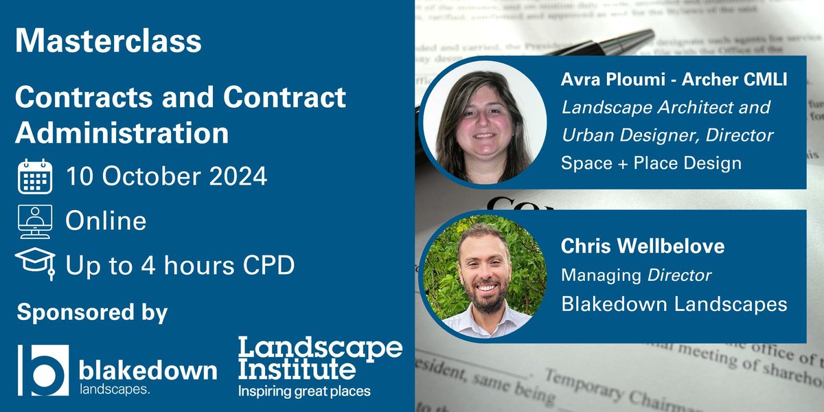 What are the differences between the different forms of contract a landscape architect uses? What are the responsibilities and liabilities of each form of contract? Find out in this 4-hour masterclass. >> buff.ly/3M8kS5O

#landscapearchitecture #landscapedesign #contracts