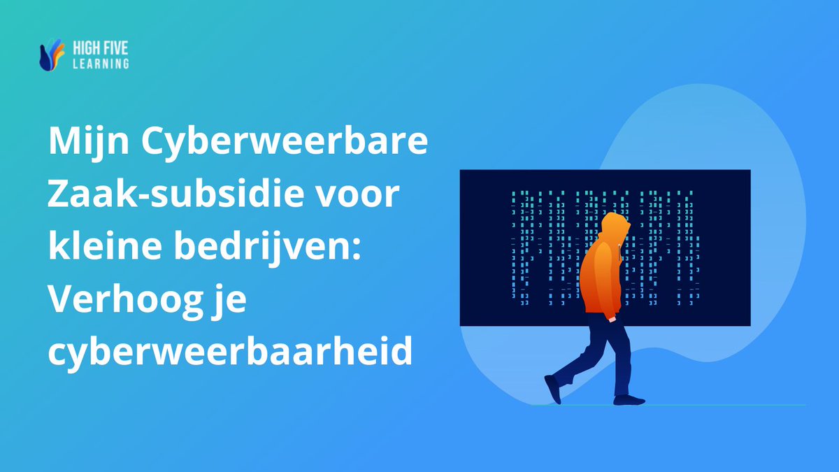 HighFiveLearn's tweet photo. 🔐 Subsidie voor Cyber Awareness Trainingen? Pak deze kans! 🔐

Wist je dat de #subsidieregeling ‘Mijn Cyberweerbare Zaak’ weer open is? Lees alles over de regeling: ​​https://t.co/Us8VRCpfq9 

#CyberAwareness #Subsidie #MijnCyberweerbareZaak #VeiligOndernemen #Cybersecurity https://t.co/y0PCKlDRqu