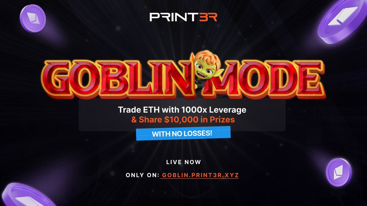 herrenpower's tweet photo. Shoutout to @PRINT3Rxyz!
I joined #PRINT3R with zero $0, their innovative goblin mode' trading made it easy.
Although that feature is no longer available, it was a brilliant way to onboard new users.
I hope they bring it back. https://t.co/eTL9a40U3h