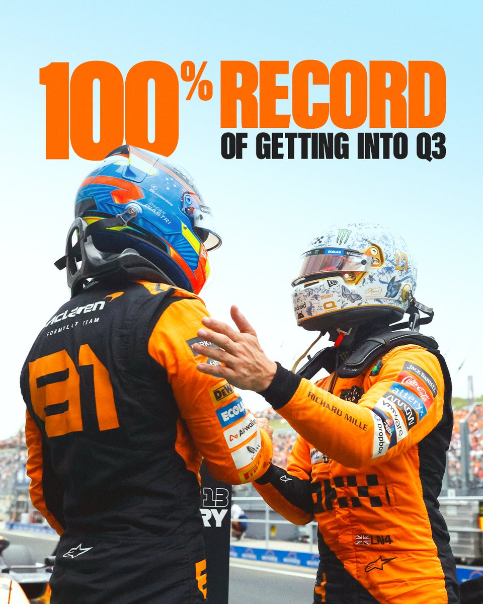 McLarenF1's tweet image. Keeping it consistent this season. 😎