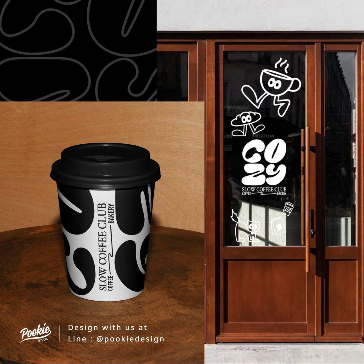 Pookiedesign1's tweet photo. Logo Project : cozy slow coffee 
Logo / cartoon characters / ci brand / Packaging / Banner / Ads 
 LINE:@pookiedesign
หรือคลิก> https://t.co/T9IDbFqay2
#ออกแบบโลโก้ #โลโก้ #ออกแบบ #logo #design #artwork #ออกแบบกล่อง #graphic #pookiedesign #รับออกแบบ https://t.co/DMbRTBcyd7