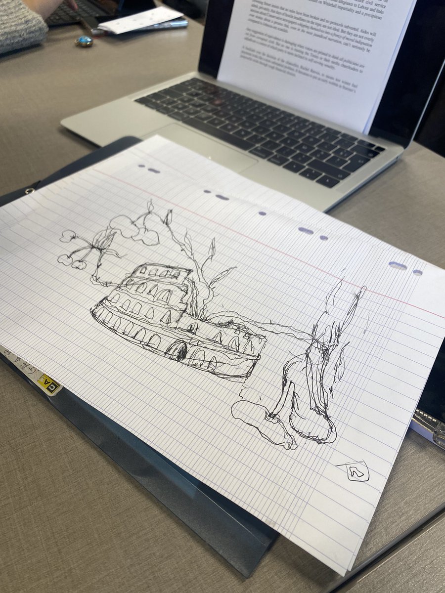 ksamia_k's tweet photo. Nouveau concept #boredinclass
Le challenge était de dessiner quelque chose qui contiennent:
Rome/un talon et des cerises
elle a réussi ? https://t.co/mwPQsW3Jfq