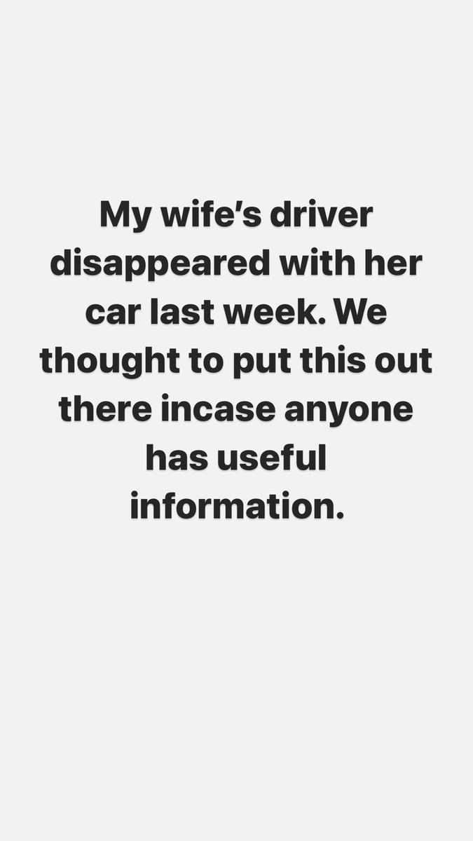 T_Coker_'s tweet image. My wife’s driver stole her car last week: he was last seen in VI. All efforts to reach him have been futile.

He is from Jato Aka, Benue state. Please anyone with useful information should share.🙏🏾