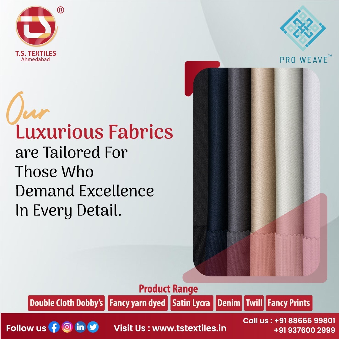 tstextiles's tweet photo. Choose from our luxurious suiting fabrics to create a signature style that's all your own.
For Inquiry Now -:π
π (+91) 88666 99801 | (+91) 937600 2999
π https://t.co/PUqEfX6oGp
#TSTextiles #TrendyFabrics #QualityTextiles #Cotton #Fabric #Fashion #Clothing #Style #Comfort https://t.co/xxh9GN8d0m