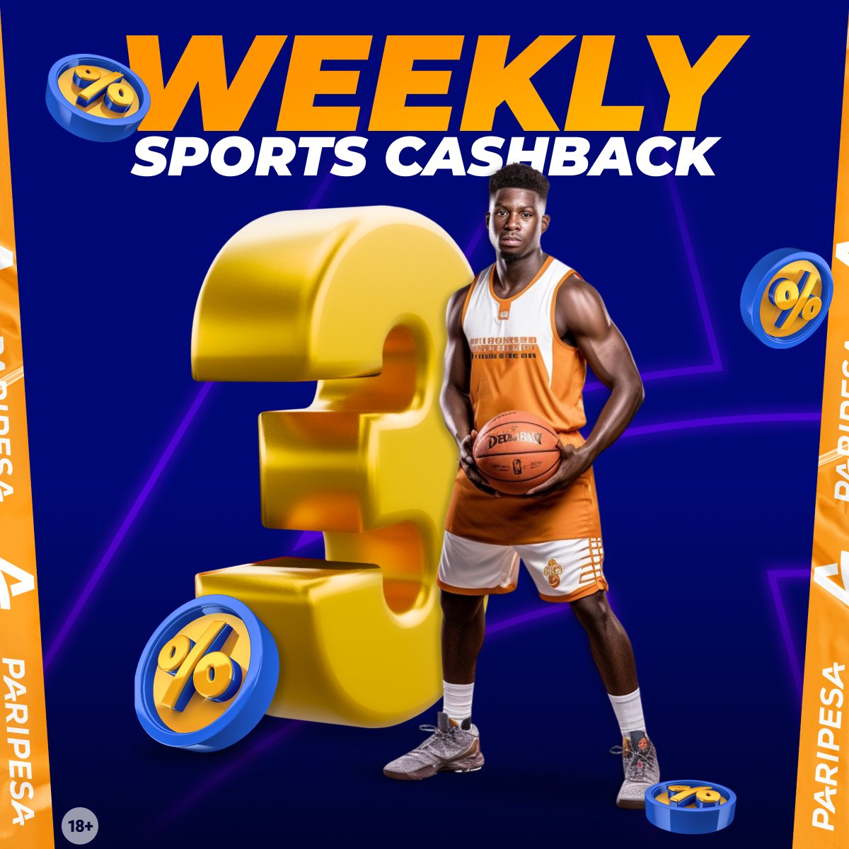 paripesa's tweet photo. ❓ Have you fulfilled the conditions of our promotion?
💯 Then today you will definitely receive a BONUS from PariPesa!

🔊 A bonus of 3% of your losing bets is awarded every week at 12:00 (GMT) on Tuesday.

👉 All terms &amp; conditions: https://t.co/gArEb5dlaC

#weeklycashback https://t.co/oF5aZ5emQk