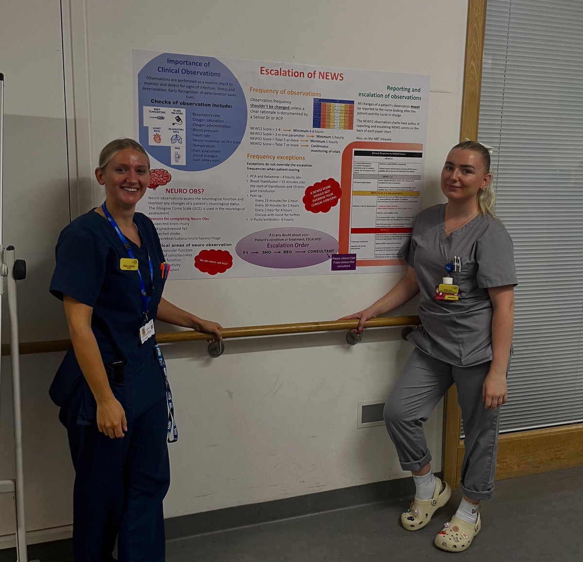 25a’s new escalation of NEWS display #nbt #education #majortrauma <a href="/sphams/">Steve Hams</a> <a href="/NmskNbt/">NMSK at North Bristol Trust</a> <a href="/NorthBristolNHS/">North Bristol NHS Trust</a>