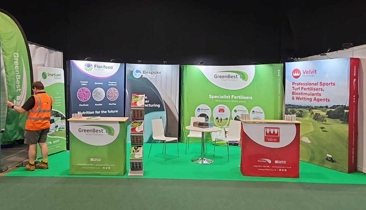 GreenBestLtd's tweet image. We’re at @GroundsFest 2024 👍
Come and ask us about our specialist fertilisers. Find us at stand 28! 

#GroundsFest #Fertilisers