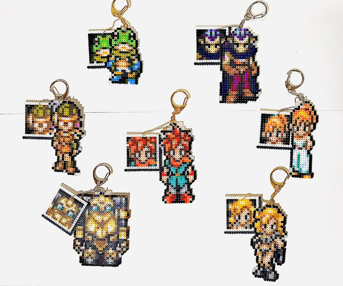 frou_T100's tweet photo. #クロノトリガー
#chrono_trigger
© SQUARE ENIX
#アイロンビーズ #ミニフューズビーズ #ピクセルピコ
全員揃いました! https://t.co/CrgT3nYOJE