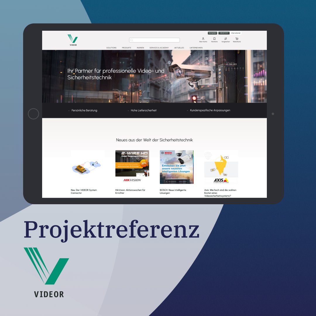 Wir bei e3n haben zwei Magento-Plattformen für <a href="/VIDEOR/">Video Rápido</a>  erfolgreich zu einer zentralen Instanz zusammengeführt. Ergebnis: verbesserte Stabilität, höhere Performance dank Hyvä und eine optimierte User Experience. 

▶️ Vollständige Projektreferenz: e3n.de/videor