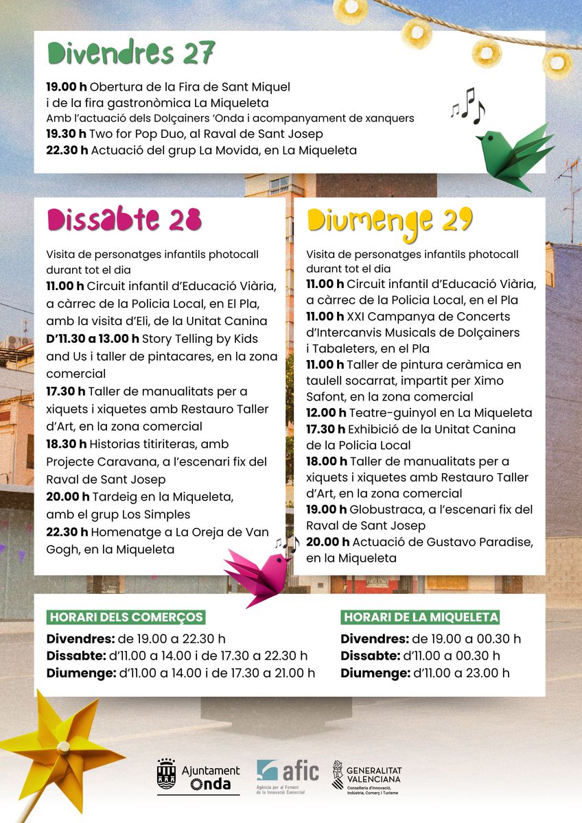 🛍️🎶Consulta toda la programación aquí: