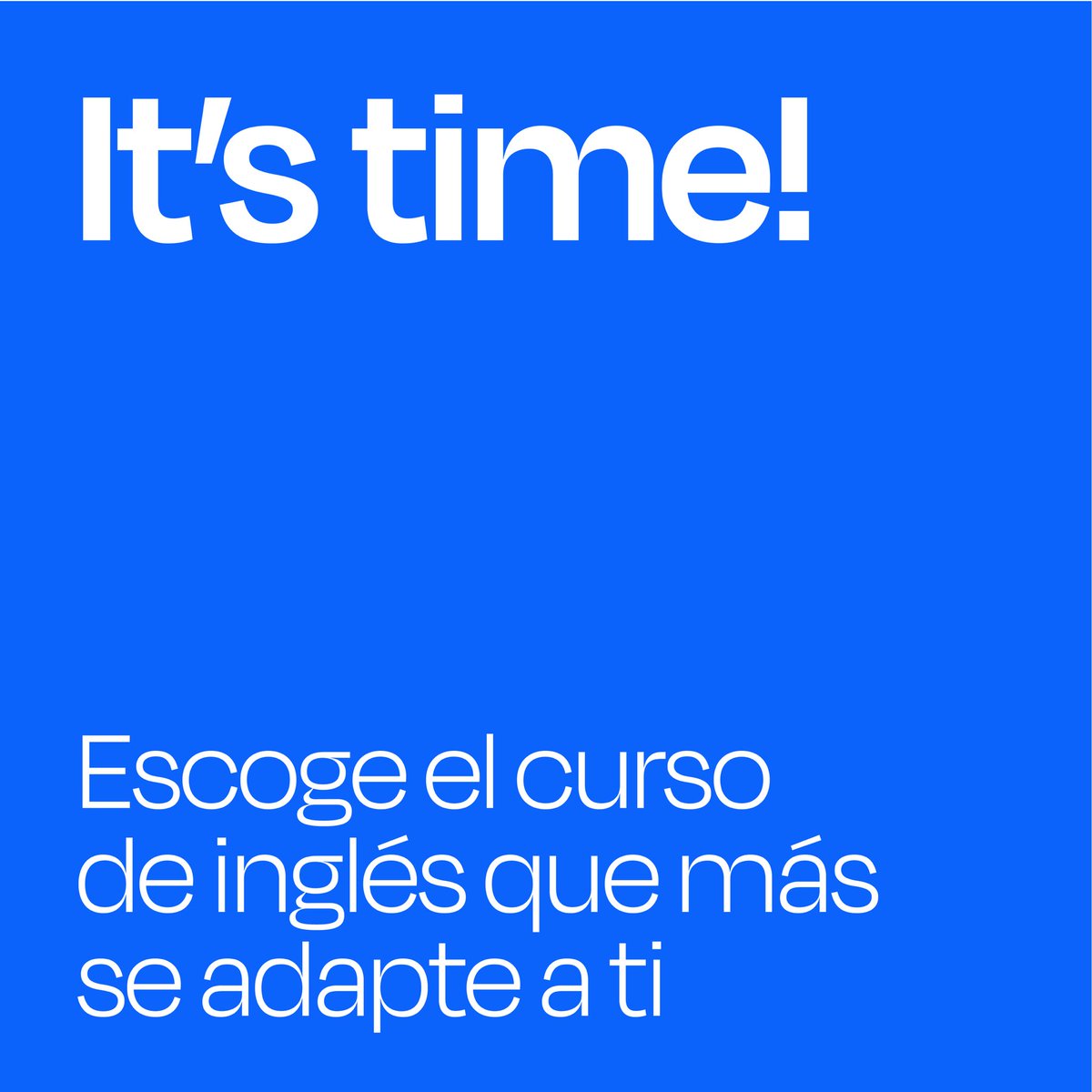 Centrobritanic's tweet photo. It’s time! 🤯

Da el paso y escoge el curso de inglés que más se adapte a tu familia o a ti 🤘🏼
 
✔️Mejora tu inglés para viajar, estudiar y trabajar 🌎
✔️Asienta las bases del idioma de tus hijos y prepáralos para el futuro con clases desde los 12 meses 🤩 https://t.co/rapKi4fV12
