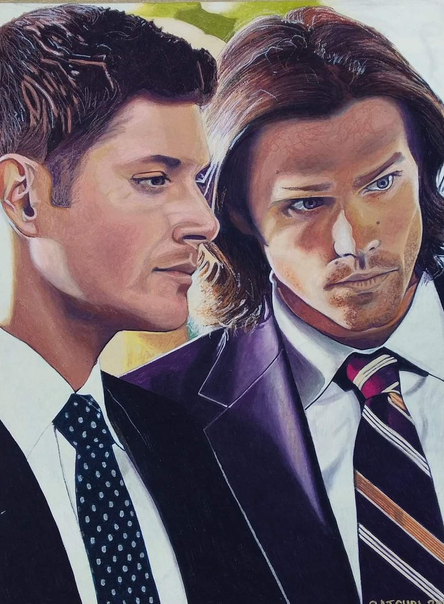 catcurl's tweet photo. #supernaturalweek #samanddean #theWinchesters #spnfanart #catcurl #jensenackles #jaredpadalecki #FBIsamanddean #catcurl #theboys https://t.co/2qsPHP6OL1