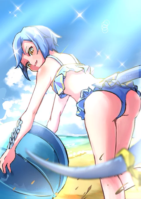 リザちゃんと夏の思い出①「一緒に遊ぼ!」#リザの冒険日記#oc 