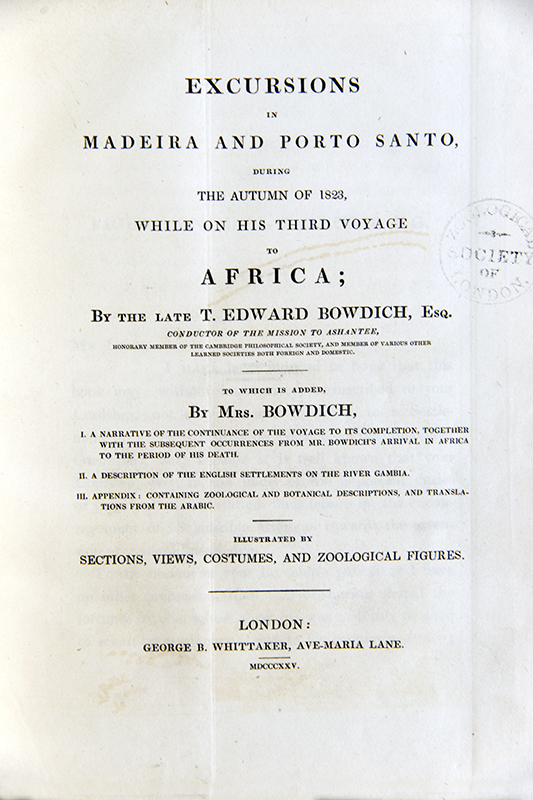 Sarah Bowdich, nee Wallis, later Lee, was born #OnThisDay in 1791. 
Zoologist #author, #Illustrator, #artist &amp; traveller. She described 22 new species and one new genus of #fish in this book:- "Excursions in Madeira and Porto Santo… Africa", 1825. #sciart #WomenInSTEM #fishes