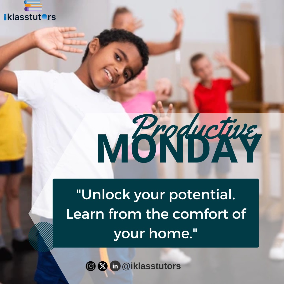 Iklasstutor's tweet photo. "Unlock your potential."
Learn from the comfort of your home

Let’s make this week another one where we shine in every home we touch! 🛠️🏠🌟

#mondaymotivation #tutoringservice #tutors #hometutoring #onlinetutoring #grouptutoring #monday #acehelp #hometutor https://t.co/ORsQQP0ZpS