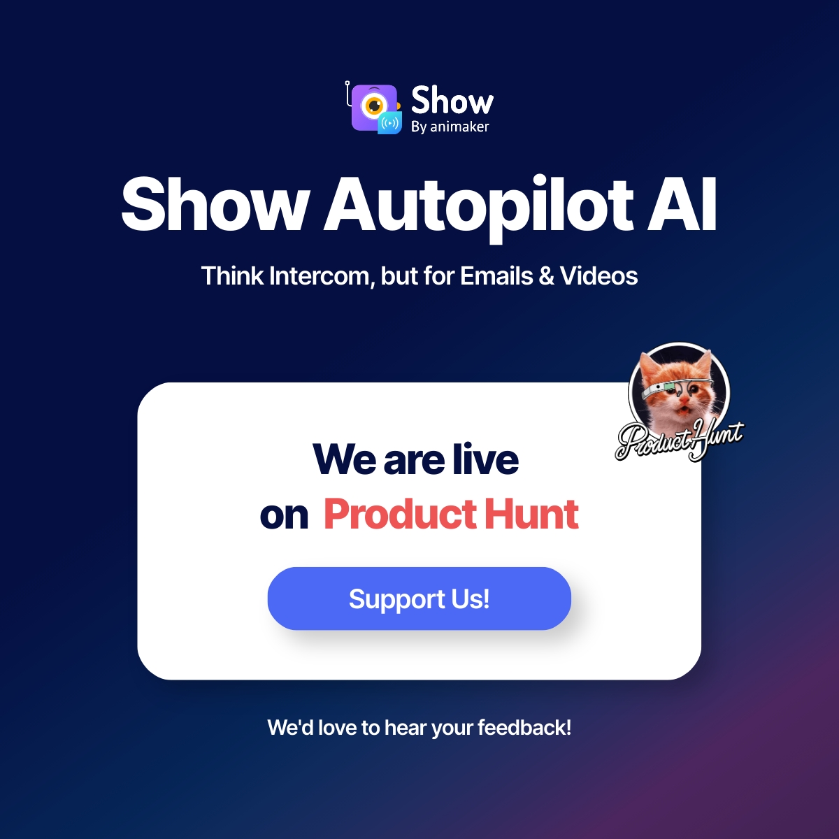 🥳We’ve just launched Show Autopilot AI on Product Hunt. Give it a try soon—you can save 10% on the enterprise plan!

producthunt.com/posts/show-aut…