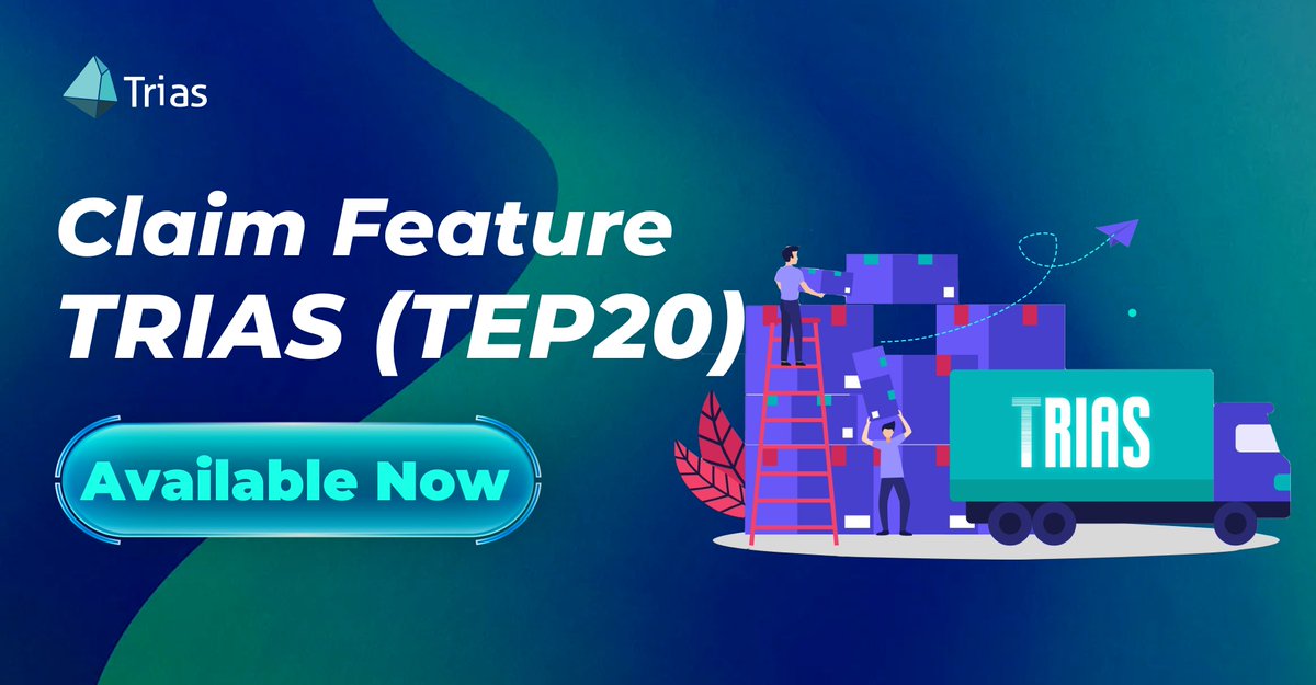 triaslab's tweet image. It&apos;s time to claim $TRIAS(TEP20) on #NetX Mainnet!

🙌Be part of the future of the #Trias ecosystem! Claiming phase 1 of the migration is live - don&apos;t miss out!

🔗 trias.one/migrate

Get ready for an exciting adventure! With the #Agent feature launch on the horizon, $TRIAS…