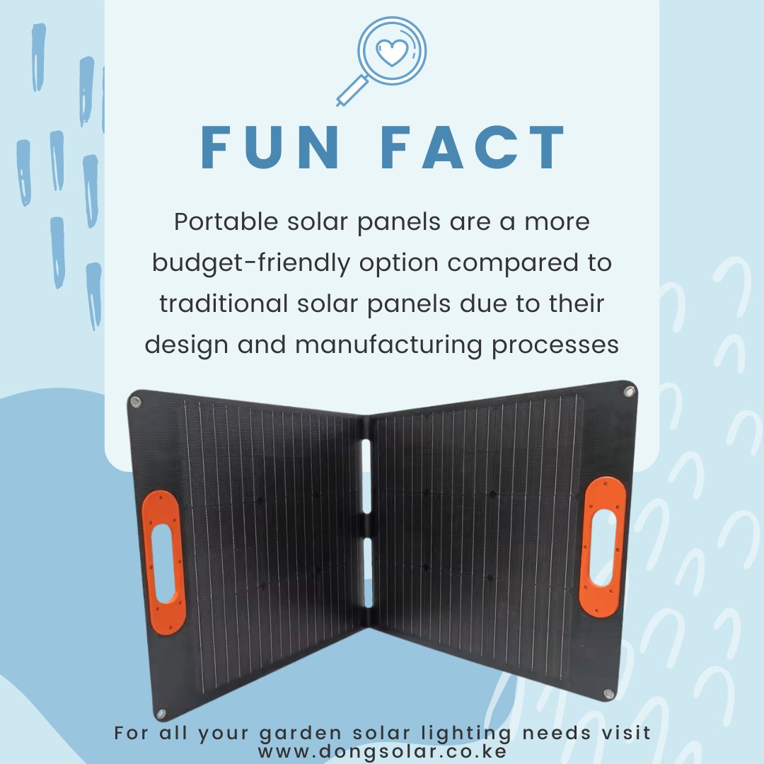 dong_solar's tweet image. Solar energy—clean, abundant, and ready for you!🫵✨Stay powered up, even off the grid! 🌍 Our portable 100w solar panel is perfect for camping, hiking, or any outdoor adventure. Yours for Ksh19,300. 🌿🌞
☎Call +254113106275

#portablesolarpanel #portablesolarpower #dongsolar