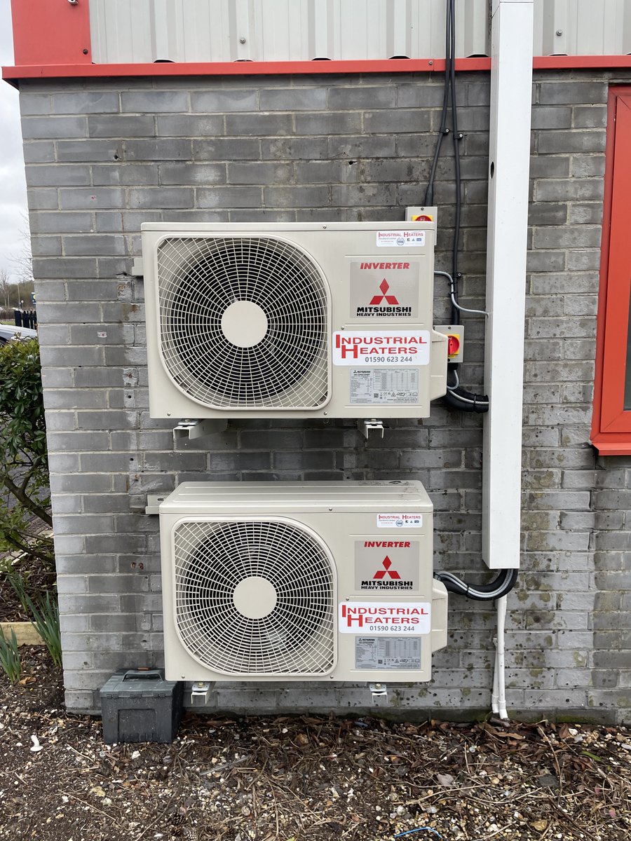 Industheat's tweet photo. Another very busy Summer on the #airconditioning front. We have installed #heatpump systems in #Workshops, #sciencelabs, #schools &amp; many #offices and #homes! Whether #commercial or #domestic, our #energyefficient systems maintain the perfect climate all year round! #HVAC https://t.co/qRaChccBoN