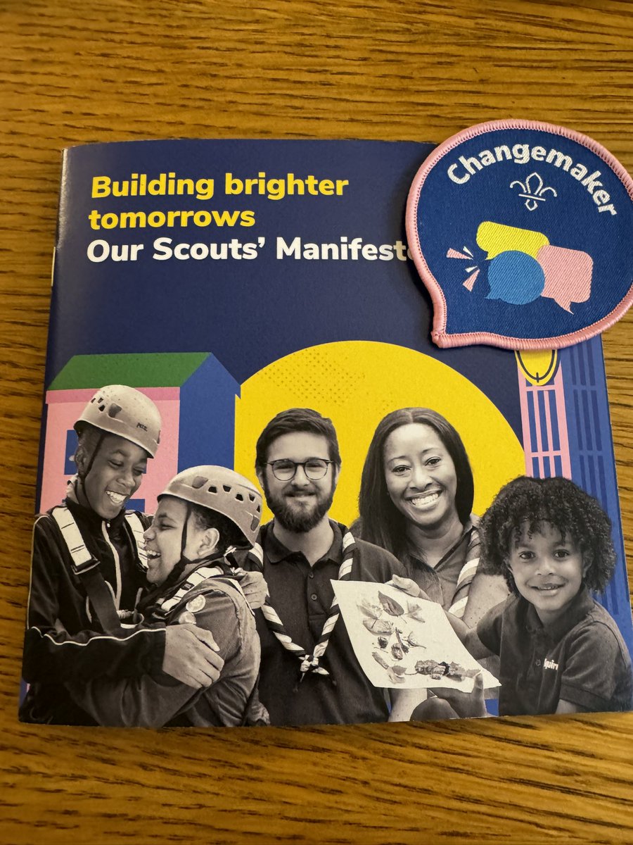 Great to pop in to see some <a href="/scouts/">Scouts</a> in Parliament today and earn my #Changemaker badge. I am proud to be an Ambassador for Scouting locally and love all the #Parliamentweek activities