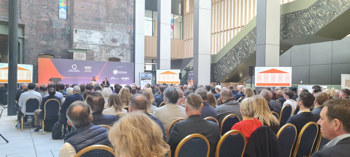 Andrew Clark (@anandrewclark) on Twitter photo Full house at the Energy Captial Partnership Conference 2024. Updates from <a href="/CherylHiles/">Cheryl Hiles</a>, <a href="/EnergyCapitalUK/">Energy Capital</a> and <a href="/WestMids_CA/">West Midlands Combined Authority</a>, on regional energy strategy and some ambitious projects and goals for the West Midlands. <a href="/guynewey/">guynewey</a> up soon.
<a href="/EnergySysCat/">Energy Systems Catapult</a> Full house at the Energy Captial Partnership Conference 2024. Updates from <a href="/CherylHiles/">Cheryl Hiles</a>, <a href="/EnergyCapitalUK/">Energy Capital</a> and <a href="/WestMids_CA/">West Midlands Combined Authority</a>, on regional energy strategy and some ambitious projects and goals for the West Midlands. <a href="/guynewey/">guynewey</a> up soon.
<a href="/EnergySysCat/">Energy Systems Catapult</a>