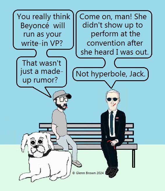 WooPotKeePoni's tweet image. #toon #POTUS #writein #election #twizzlers #cartoon #dog