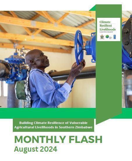 UNDPZimbabwe's tweet photo. 5 irrigation schemes have been completely revitalized and 3 are  nearing completion under our climate resilience project being supported by @theGCF and @MoLAFWRD_Zim.
➡️ More in the project's August 2024 update: https://t.co/H8icuAIoZc https://t.co/DYn75sYCyv