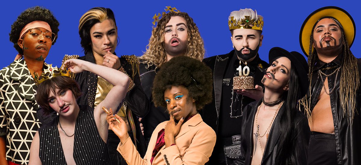 It's <a href="/pecsdrag/">Pecs Drag Kings</a> 10 year anniversary and we can't wait to celebrate!🎉

Join us for a whole day extravaganza, filled with drag king masterclasses, panel discussions, workshops and a special evening cabaret🤩

📅Sat 23 November
Check out the full programme: shoreditchtownhall.com/whats-on/pecs-…