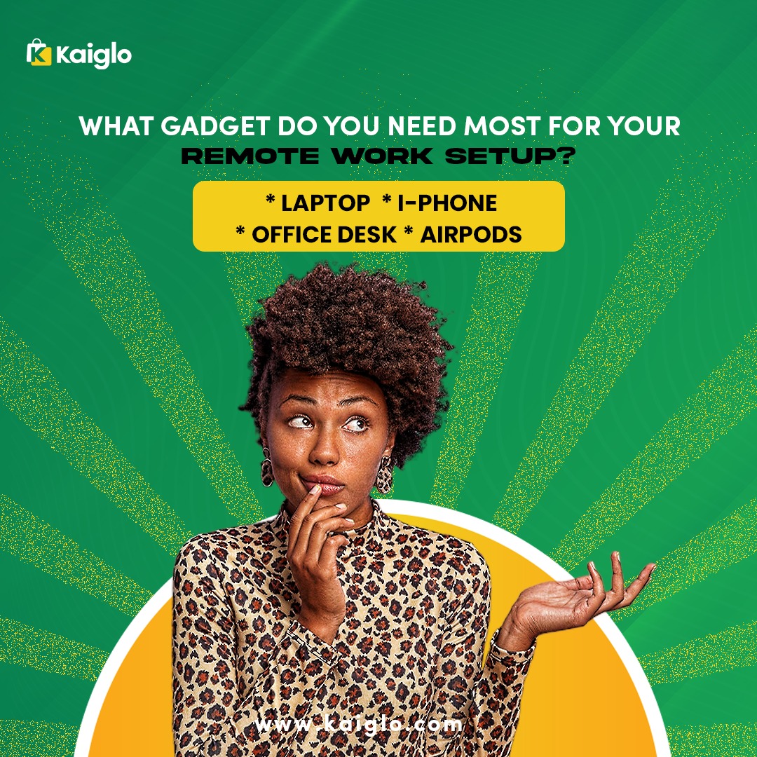 KaigloNGR's tweet image. What addition will make you most effective at your job?
Let us know in the comments.
#Kaiglo #kaiglofficial #remoteworkspace