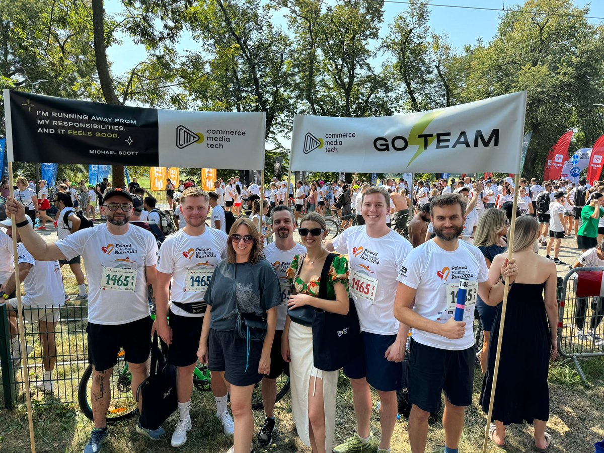 The Commerce Media Tech team proudly took part in the Business Run! 💪

Despite some last-minute team changes, we gave it our all and finished with a result we're truly satisfied with. We're incredibly proud of our team members who stepped up to the challenge!🔥

#businessrun2024