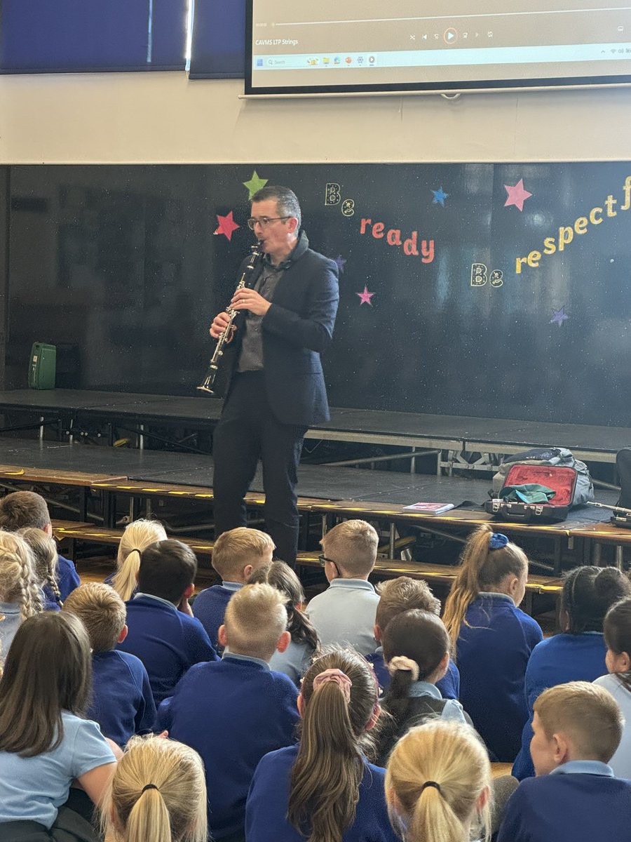 Thank you Mr Miller for introducing the different instruments that pupils can learn in school. Information from CAVMS will be parentmailed today. <a href="/CAVMSNews/">CAVMS</a>