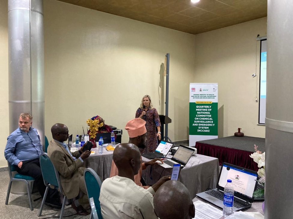 The <a href="/UKHSA/">UK Health Security Agency</a> #IHR_Strengthening project supported <a href="/Fmohnigeria/">Federal Ministry of Health, NIGERIA</a> in organising a meeting of the multisectoral National Committee on Chemical Surveillance and Emergency Systems, to promote chemical events prevention, alert, surveillance, emergency preparedness and response in 🇳🇬.