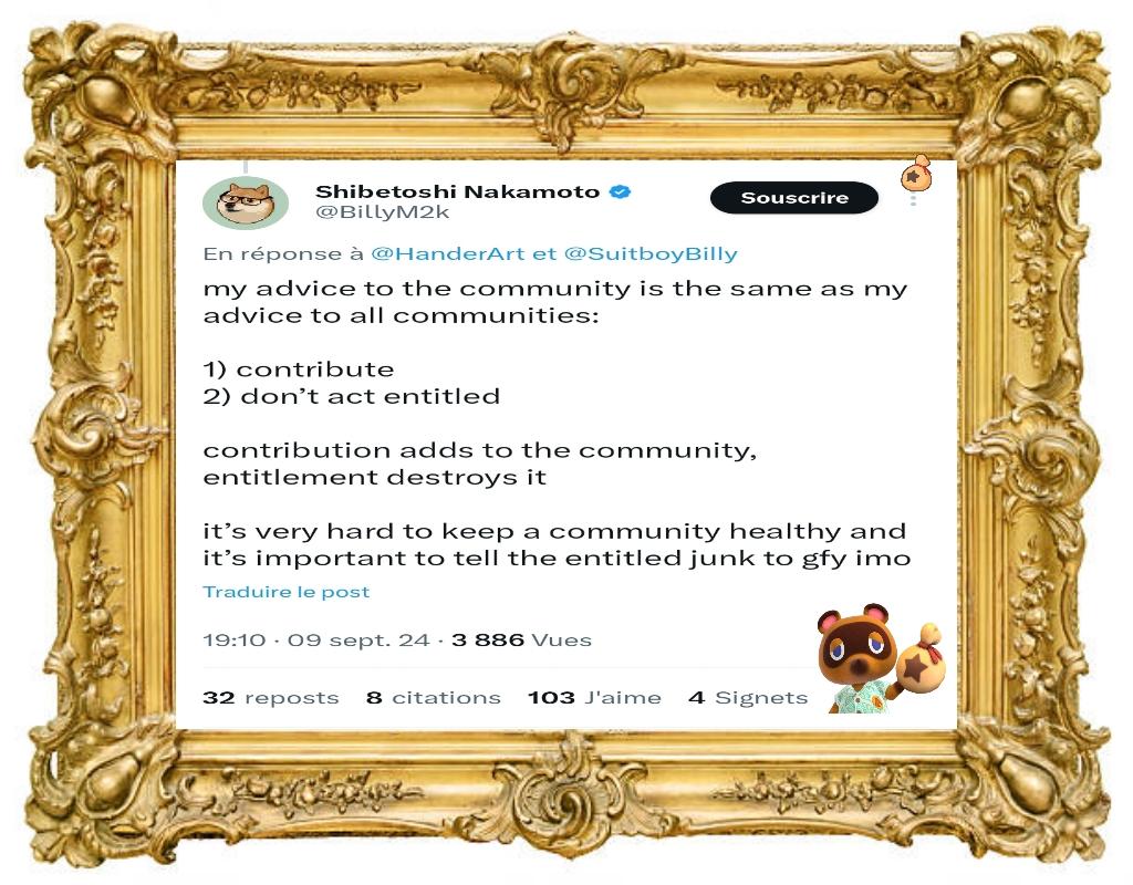 SamdoriaR's tweet photo. Nous avons la meilleure communauté, chacun a une compétence qu'il met au service #Bellschaine et #Bellsfam ... C'est une valeur inestimable une communauté encore que pour vendre ou acheter il faut absolument un humain qui propose et arbitre qui valide comme #POW de #Bells https://t.co/kyR7fSaQPs