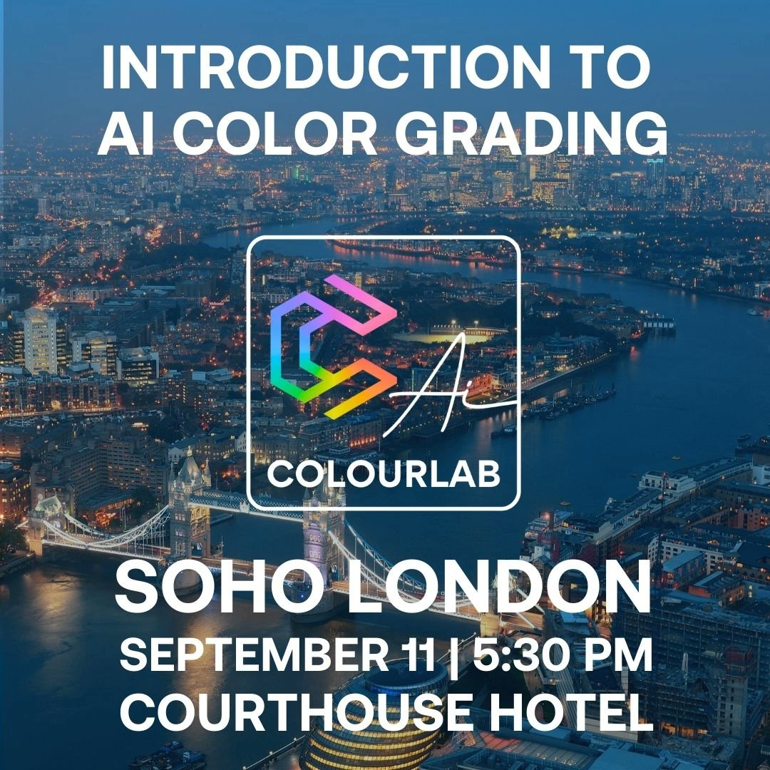 Six years ago, we began our journey in London to explore the relationship between AI and color. This week, I’m excited to be back in the city to showcase the latest release of ColorLab AI Pro, developed alongside top post-production companies.

eventbrite.com/e/introduction…