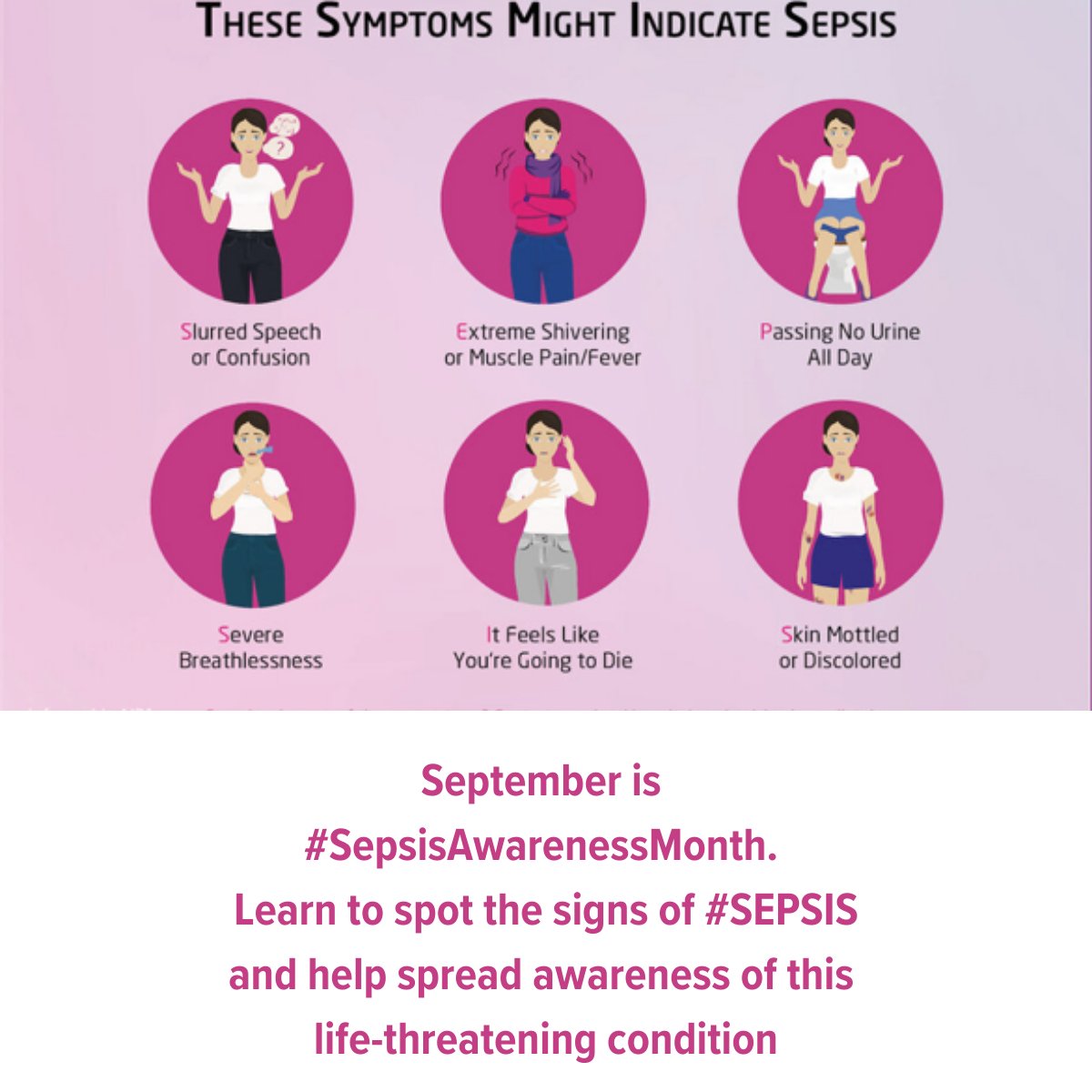 September is #SepsisAwarenessMonth. Please take the time to become aware and learn to spot the signs of #SEPSIS. <a href="/dna_electronics/">DNAe</a> is passionate about working towards a better #diagnostic to detect &amp; identify infections that lead to SEPSIS to improve patient outcomes. #sepsis2024