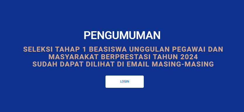 BASismanto's tweet photo. Selamat yang telah Lolos Tahap 1 #beasiswaunggulan #BU2024 @puslapdik hasil bisa dilihat di laman https://t.co/eHl2exu9l1 https://t.co/zEVzo8noyo