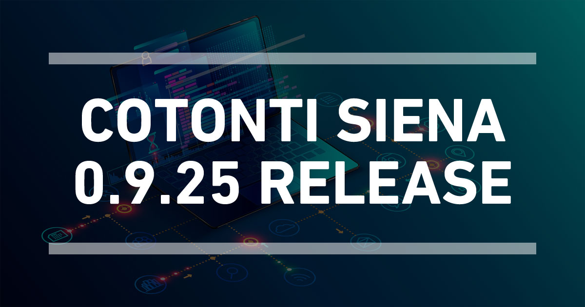 Cotonti's tweet photo. Cotonti Siena gets 0.9.25 update that enhances stafility addressing bugs reported in the previous release. 2 handy functions, legacy mode and other new useful features:
https://t.co/vre2nHVnHa https://t.co/AcaTT0y0AZ
