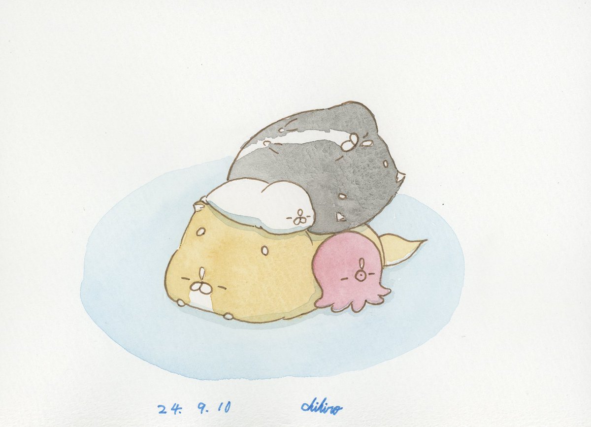 HoyomaruART's tweet photo. watercolor illustration
Hoyomaru shiba diary
nap
#watercolor #watercolorpainting #illustration #dog #shiba #shibainu #hoyomaru #art #artwork #cotman #winsorandnewton #holbeinwatercolors #maimeriblu #drawing #акварель #собака #шибаину #水彩畫 https://t.co/P85UNlqBM2