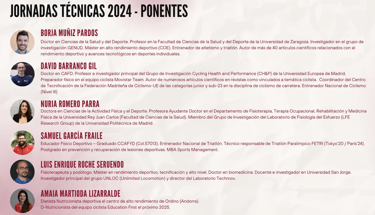Jornadas Técnicas 2024 <a href="/TRIATLONSP/">FETRI</a> <a href="/FatriFederacion/">FATRI</a> 
 triatlon.org/jornadas-tecni…