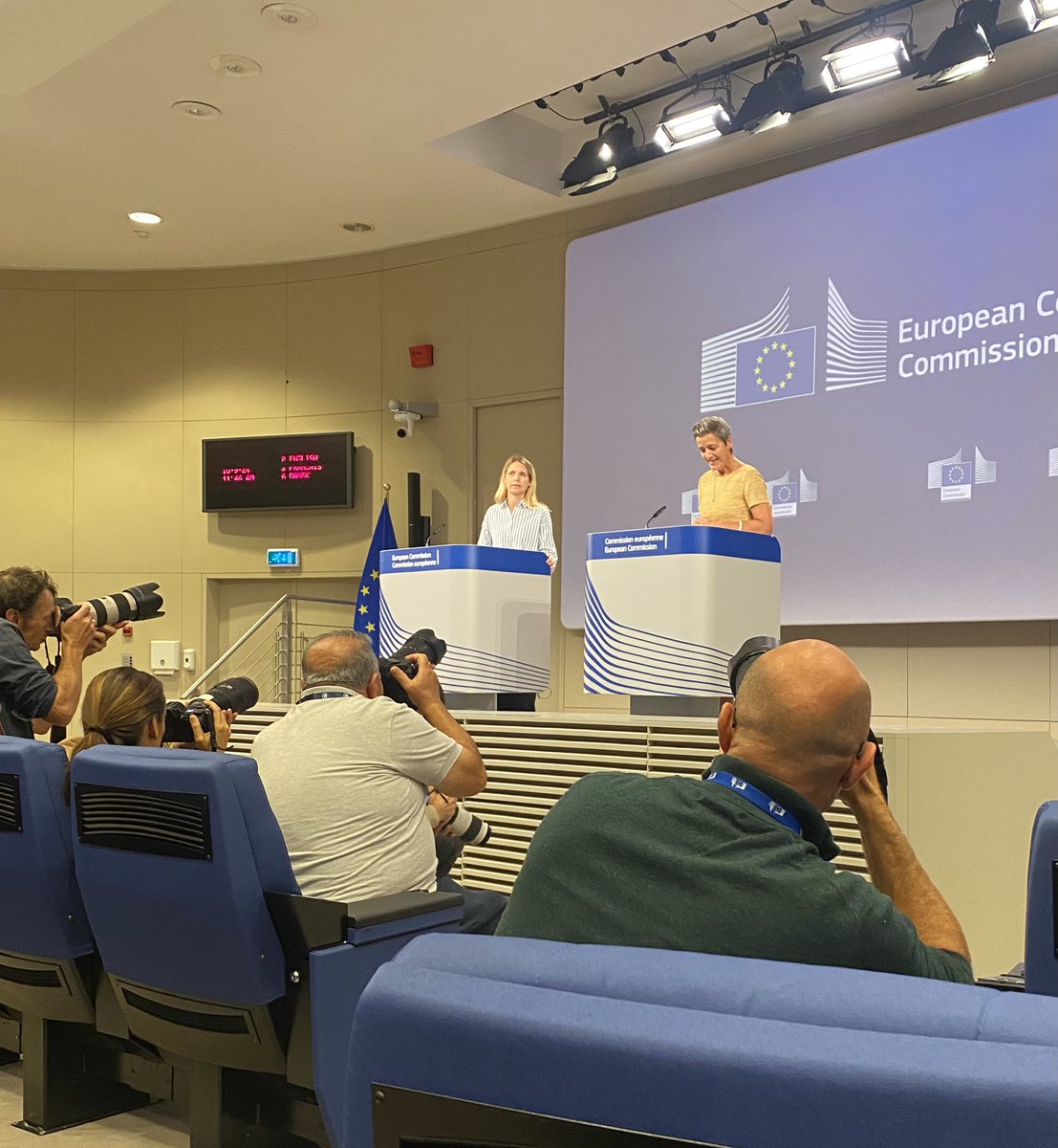 Commisioner <a href="/vestager/">Margrethe Vestager</a> on Apple and Google EU court rulings: today is a big win for European consumers and tax Justice