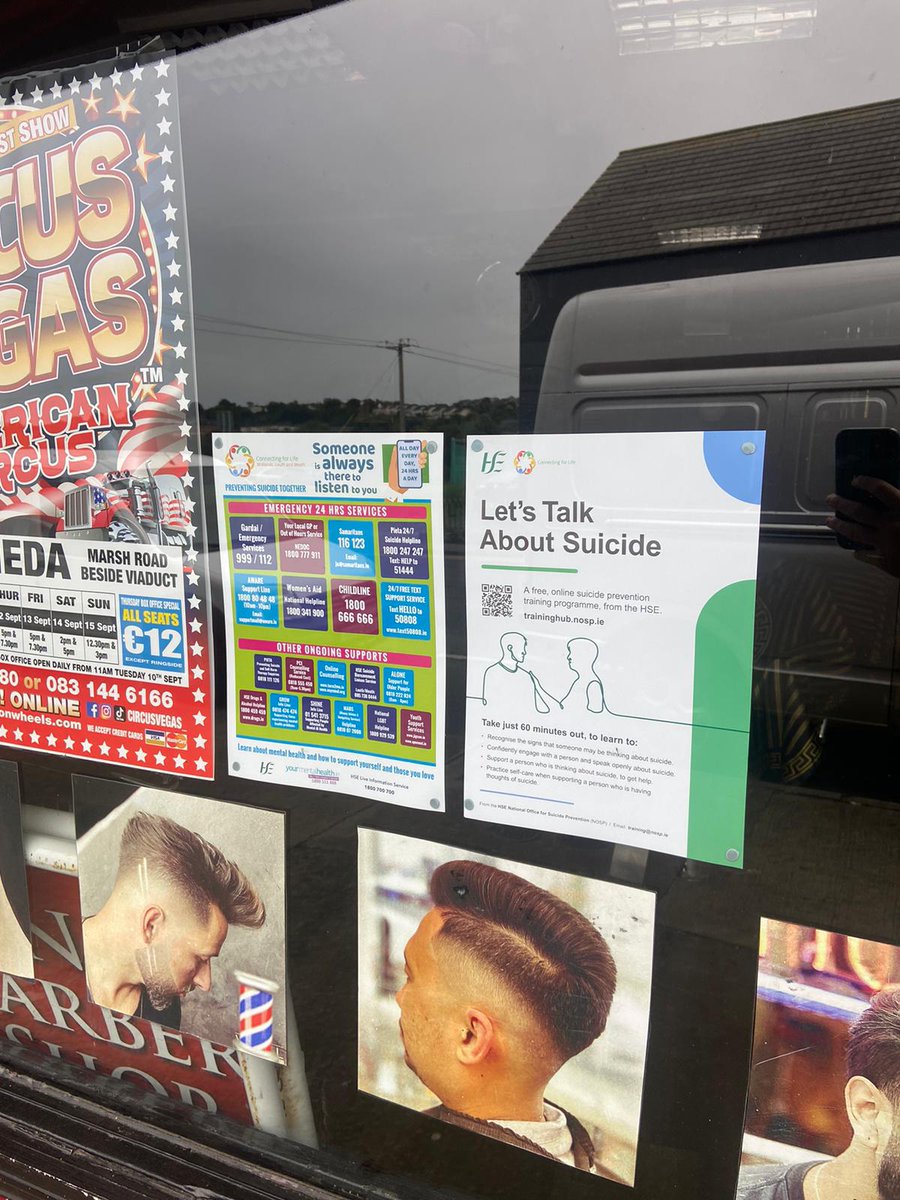 DroghedaB's tweet image. Today is World Suicide Prevention and Awareness Day. The theme is &apos;Changing the Narrative on Suicide&apos;. We have been sharing information and resources in Drogheda to get people talking about suicide and #EndTheStigma. @GardaTraffic @HSELive (1/3)