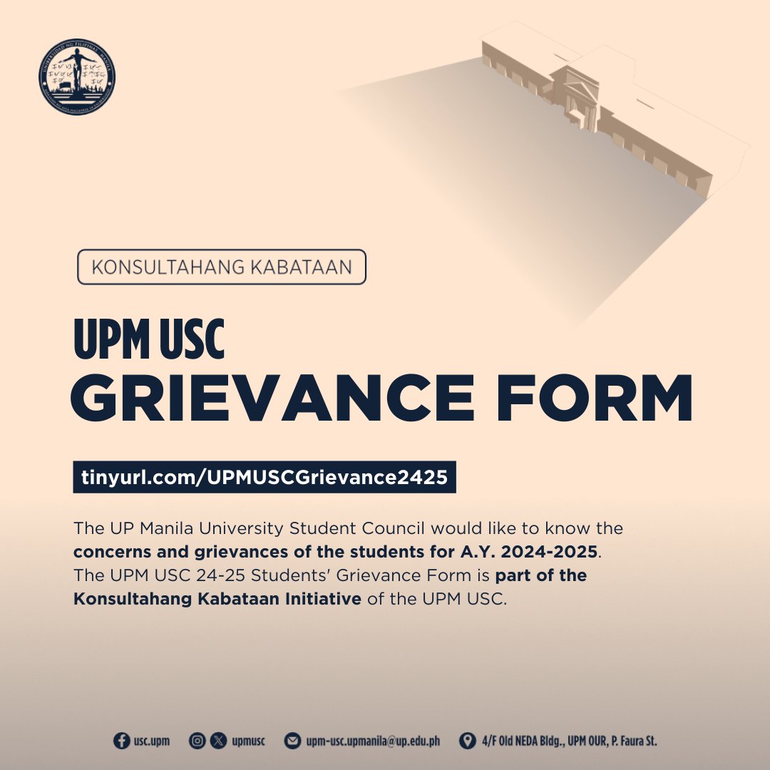 UP Manila University Student Council tweet media