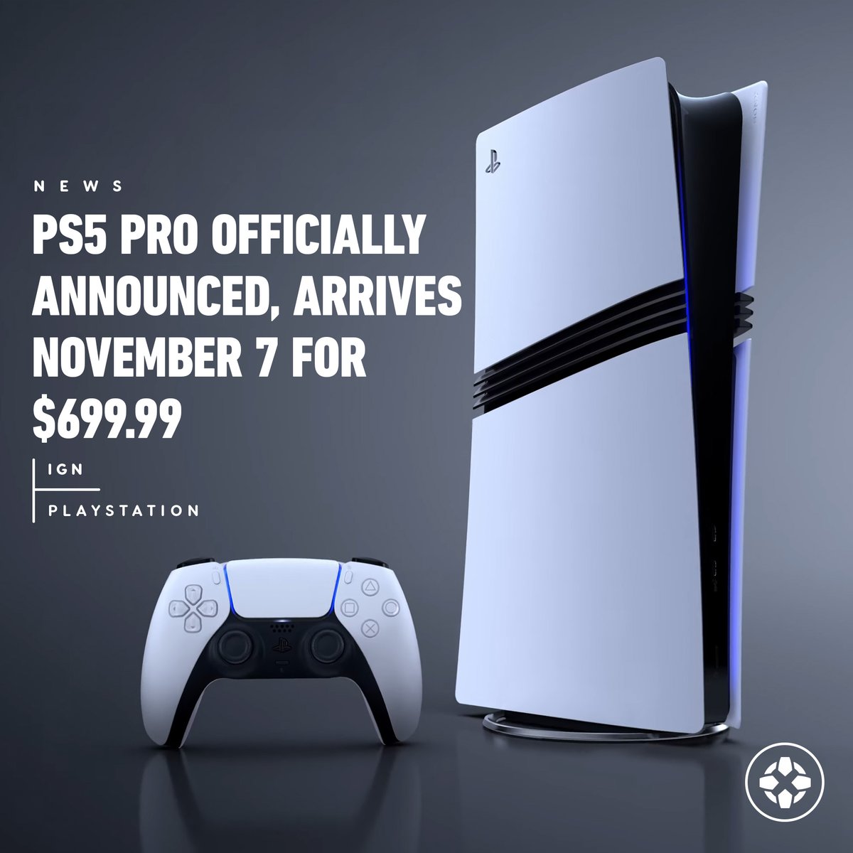 The PS5 Pro has been officially confirmed by Sony and arrives November 7 with a $699.99 price point, bringing boosts to PlayStation titles with improved performance and ray-tracing. bit.ly/3MHdtKM