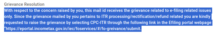 nikunj1202's tweet photo. I tried to connect on itr.helpdesk@incometax.gov.in and efilingwebmanager@incometax.gov.in with screen shots of erros and required information.
Screen shots of response and new grievance created from portal. https://t.co/XQWmYHRL6N