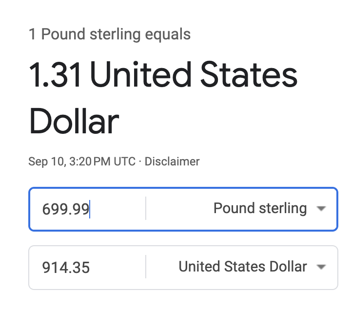 IGN's tweet image. The PS5 Pro is quite a bit more expensive in the UK than it is in the US