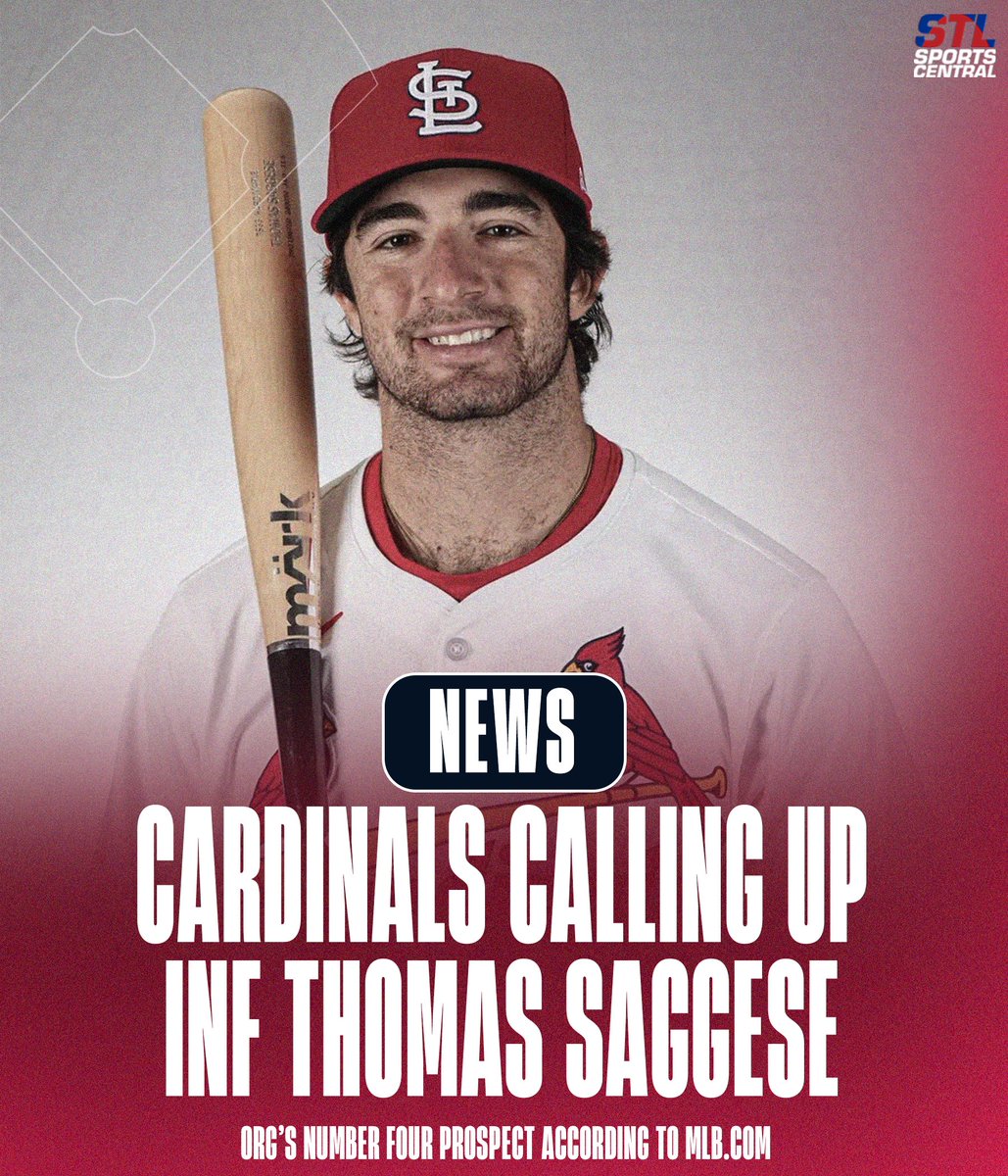 Infielder Thomas Saggese is being called up by the #STLCards, per multiple reports 

The organization’s #4 prospect is slashing .253/.313/.438 (.752 OPS) in 479 AAA ABs this year