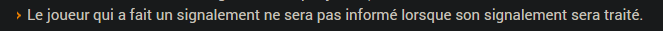 cacipo's tweet photo. @DOFUSfr Très très bonne nouvelle, merci (et merci pour la transparence). Pouvez vous préciser pourquoi le joueur ne sera pas informé quand un signalement abouti à une sanction ? Ça encourage à continuer de bien signaler. Sans ça, on peut avoir l'impression de signaler dans le vide https://t.co/MSOwSmfsit