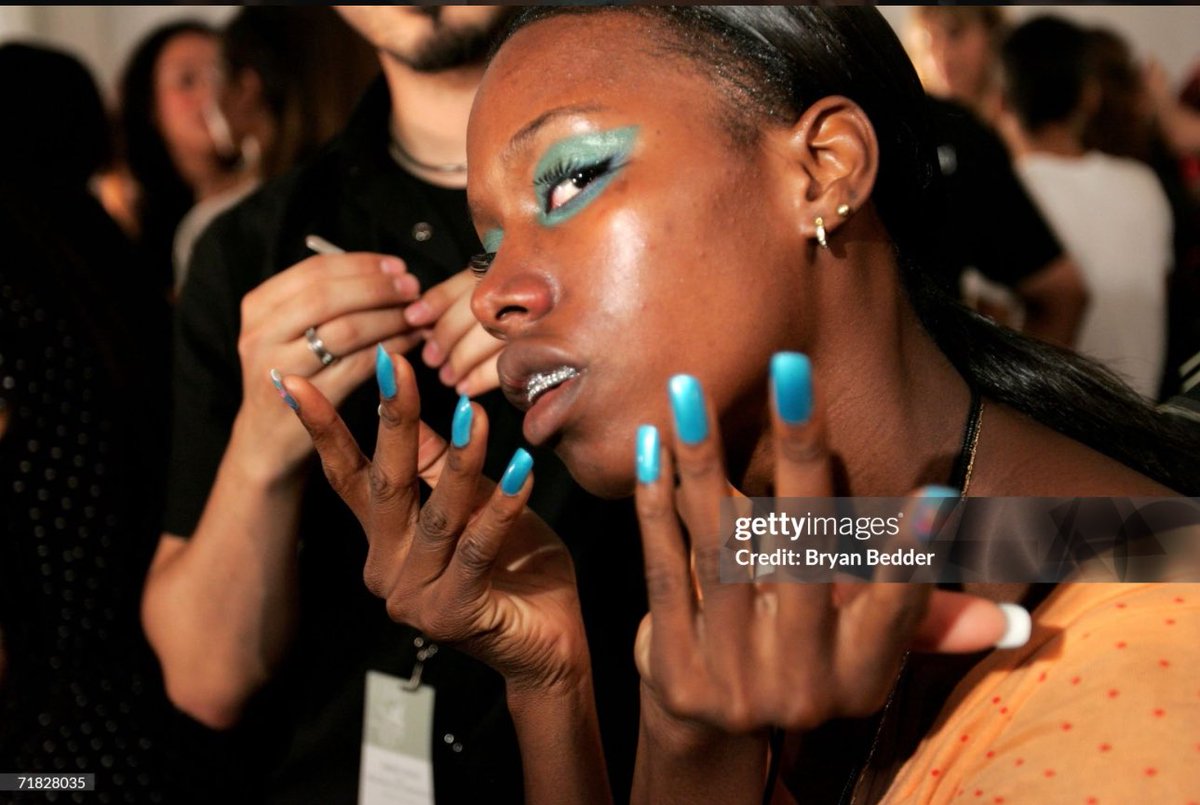 2000sphase's tweet photo. Backstage at the Baby Phat fashion show (2007) https://t.co/UK2wZ8LhWm