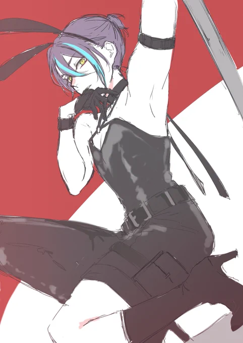 えっちなバニー以外にもかっこいいバニーさんがあってもいいじゃないか!と思ってで描こうとしたんだけど、普通にえっちなバニーさんになっちゃった… 